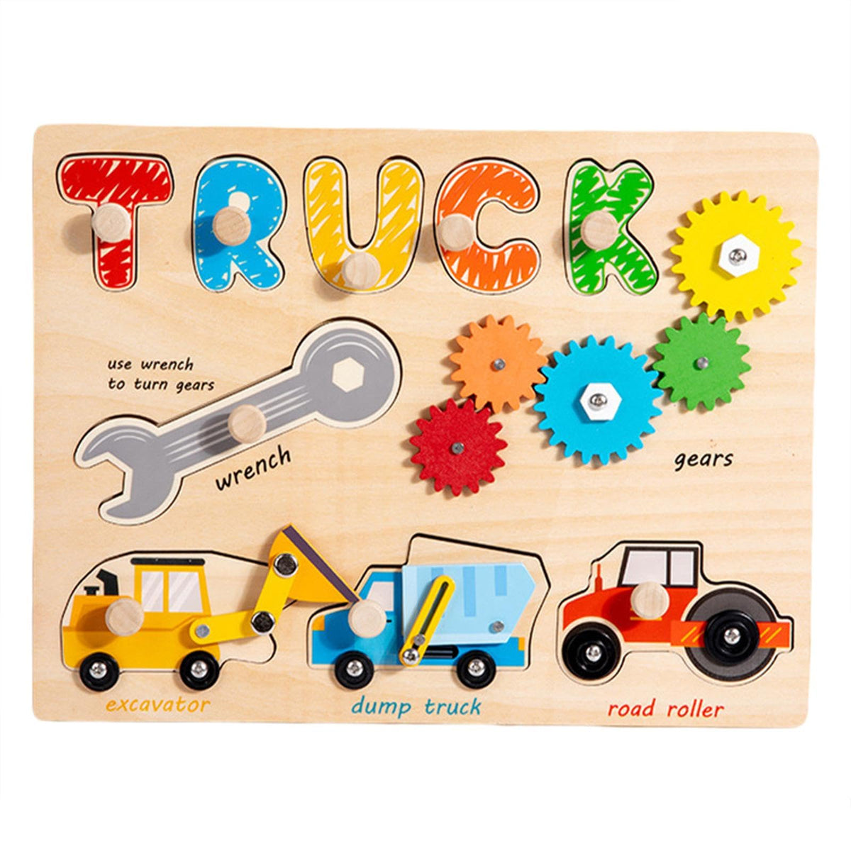 JAZZY PEARLS Montessori Busy Board Wooden Busy Board for Toddlers Kids Preschool Learning Style B|Toys & Hobbies | Educational |