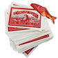 Funny Party Hats Fortune Teller Miracle Fish - 144 Red and Gold Plastic Model 3562