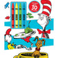 Bendon Dr. Seuss Cat in The Hat 48 Page Coloring and Activity Book with 4 Crayons 52986
