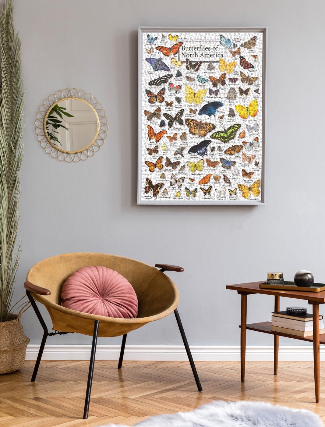 BBOLDIN Colorful Butterfly Puzzle - 1000 Piece Jigsaw for Adults, Cardboard Material, Perfect for Animal Puzzle Lovers