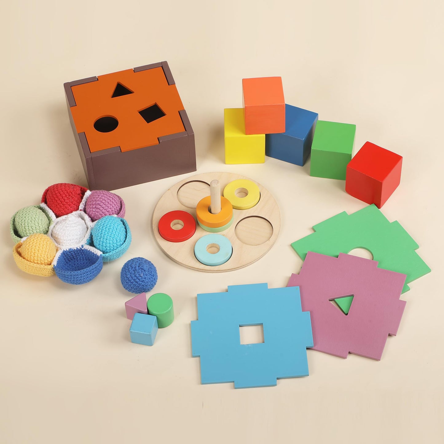 Babbles Thinker Box, Montessori Inspired Infant & Toddler Toys For 10 Months+ | Brain Development Toys | Early Learning | Logica