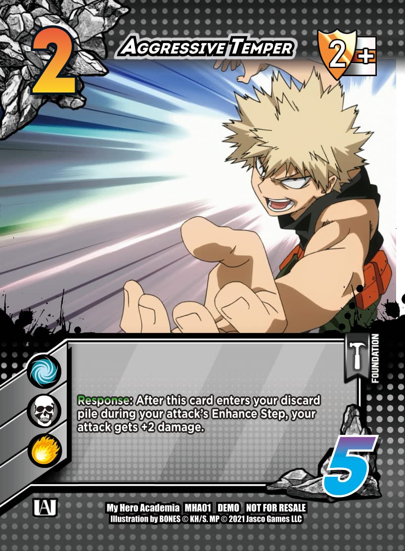Jasco Games My Hero Academia Collectible Card Game Series 1 Unlimited | 10-Card Single-Pack Booster Pack | Trading Cards for Adu