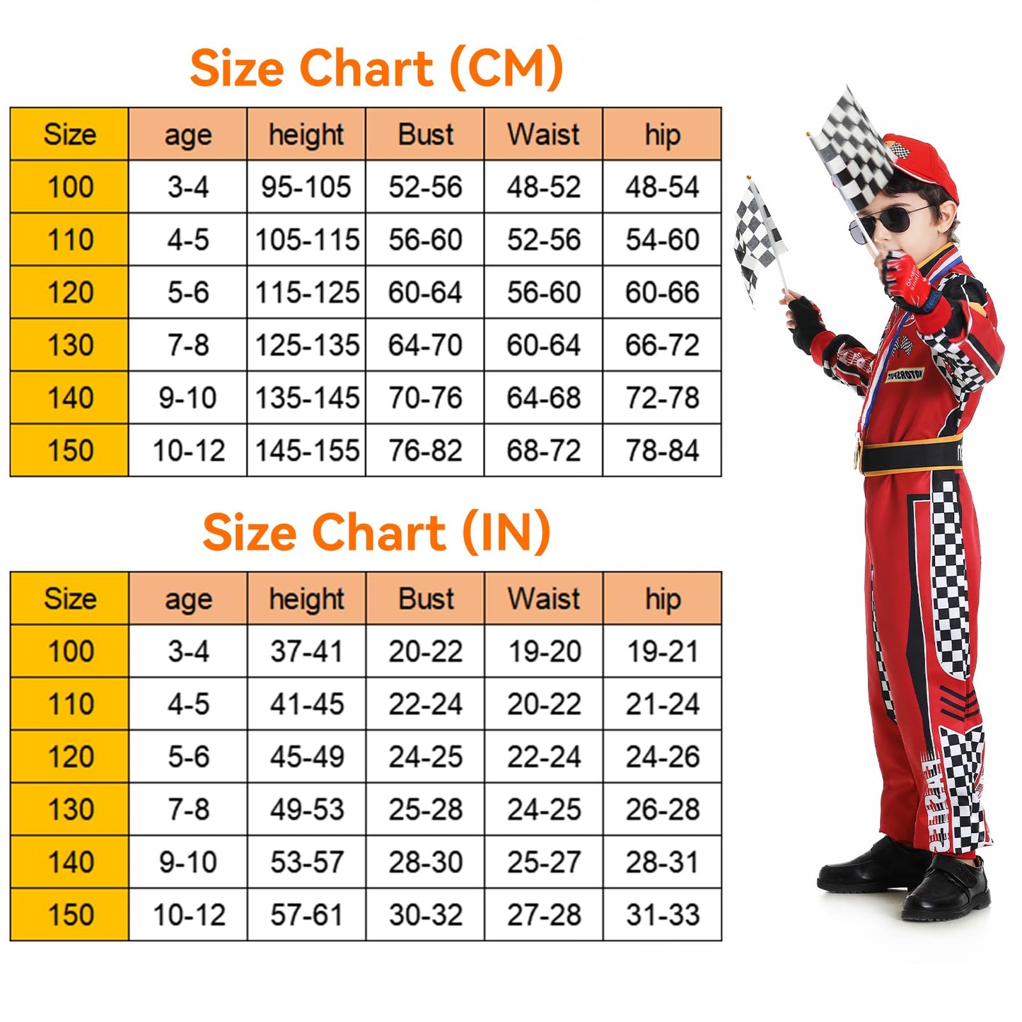 Aicoaub Race Car Driver Costume Boys Racer Jumpsuit Kids Disfraz De Carro Para Nio With Sunglasses For Toddler Halloween