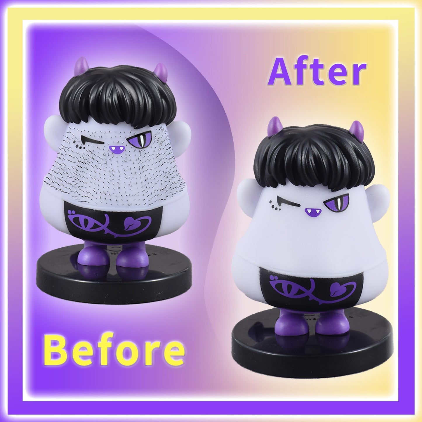 Demons Trichotillomania Picking Fidget Toys For Halloween Christmas Party Gift Treat Bag Filler Supply,Skin Picking Toys Bobblehead Dashboard Car Deco For Boy Girl Car Interior Desk Ornaments Gifts