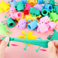Booson 80 PCS Monster Finger Puppets - Soft Rubber, Multicolored, Stretchy Fidget Dolls for Kids' Role Playing & Party Favors