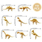 Havagdtm 110Pcs Dinosaur Fossil Skeleton Dinosaur Skeleton Toys Assorted Figures Dino Bones For Birthday Party Science Play Dino Sand Dig Party Favor Decorations 2.5Inch