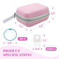 Gjulrfu Card Case For Yoto Cards, Hard Portable Card Case With Zipper & For Yoto Card Keyring Loop Holder Card Tabs, Travel Carr