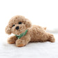 Kirigami Plush Stuffed Golden Doodle Dog Adorable Poodle Stuffed Animal Toys, Soft & Realistic Gift For Kids, 11 Inch (Light Bro