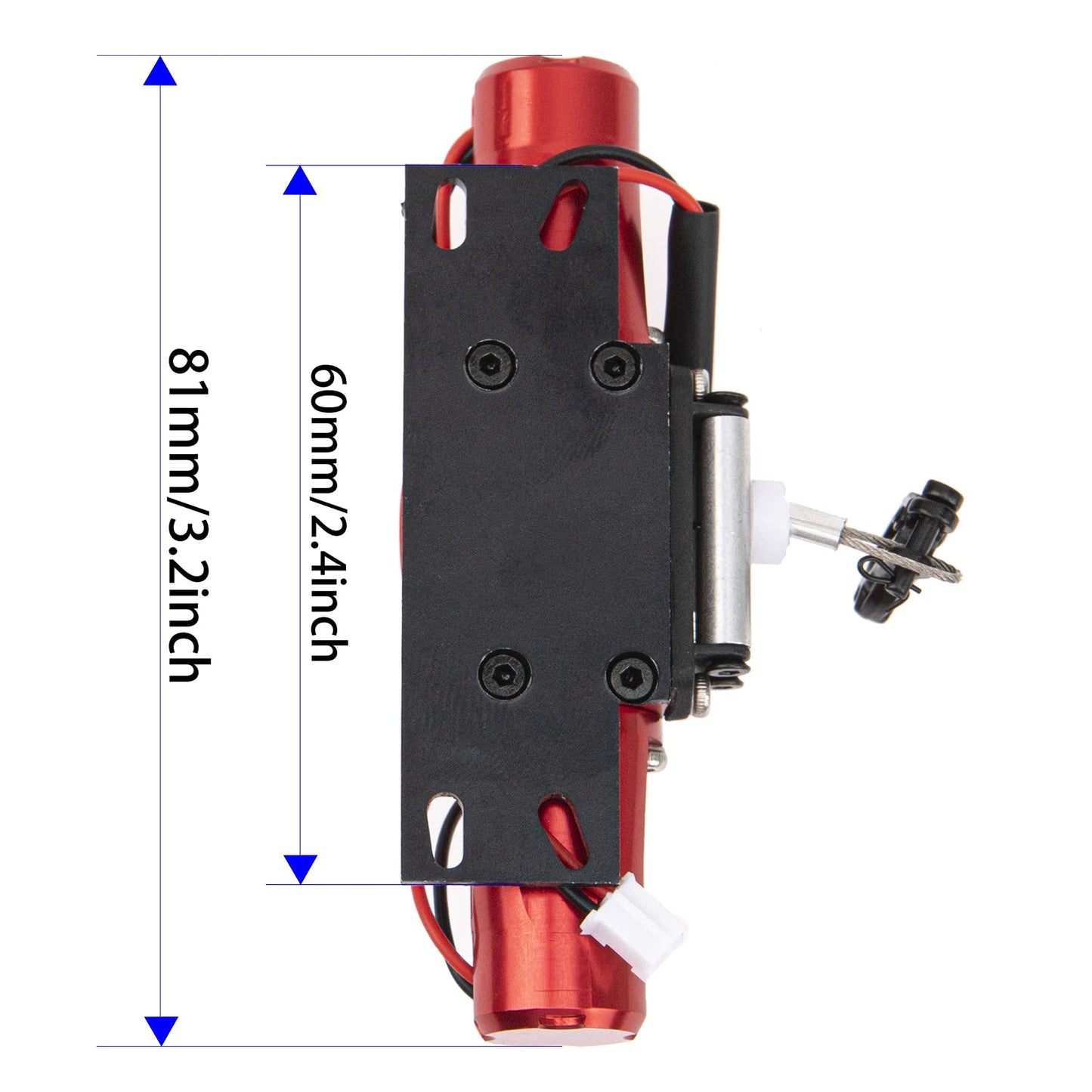 Vgoohobby RC Car Winch,Universal Simulation Winch with Dual Motor Compatible with Traxxas TRX4 Axial SCX10 90046 D90 1/10 Scale