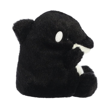 Aurora Adorable Palm Pals Juneau Orca Stuffed Animal - Pocket-Sized Play - Collectable Fun - Black 5 Inches