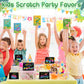 Party Favors Birthday Gifts For Kids: 16 Pack Scratch Art Notebook Party Favors For Kids Goodie Bags Stuffers Girls Boys Art Cra