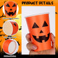 100 Pcs Halloween Party Cups 12 oz Pumpkin Vampire Bat Ghost Paper Cups Disposable Halloween Cups for Hot Cold Drinks Trick or T