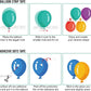 Blue And Yellow Balloon Arch Kit 140 Pcs Royal Blue White Silver Balloon Garland Kit Pastel Blue Party Balloons For Birthday Bab