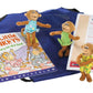 Childcraft Five Little Monkeys Literacy Bag - Fun Early Learning Activity Set, Size: Five Little Monkeys, Model: 1433140