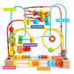Timy Bead Maze Roller Coaster Toy - Educational Wooden Toy for Toddlers, Medium, Multicolor, Model UL-MABM