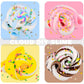 Cloud Slime Kit 5 Pack  with Peach Rainbow Lemon Coffee Slime Charms  DIY Slime Supplies for Girls and Boys  Stress Relief Toy for Kids Education  Party Favor  Gift and Birthday