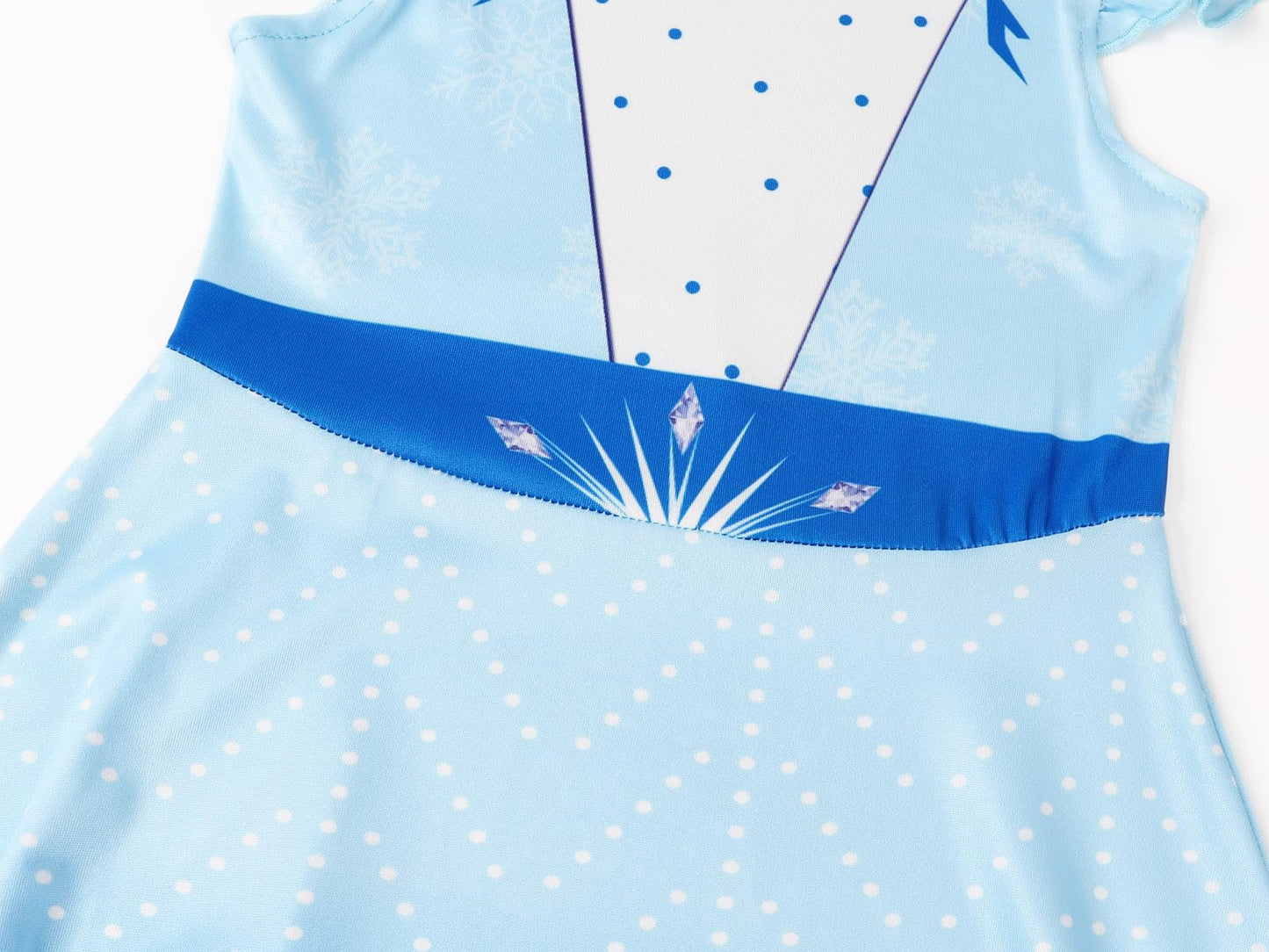 Sukyfecde Girls Princess Dresses Toddler Kids Costume Birthday Party Dress Halloween Cosplay Outfits Size 7-8 Blue