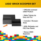 Room Copenhagen Lego Brick Scooper Set - Easy Clean Up For Building Blocks And Other Toys - 1 Large Dark Stone Gray Scoop 7.63 X