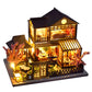 Cutebee Dollhouse Miniature House Kit With Furniture, Diy Wooden Dollhouse Tiny House Building Set For Adults And Teens, Creative Room Decor Gift For Family And Friends (Japanese Garden House)