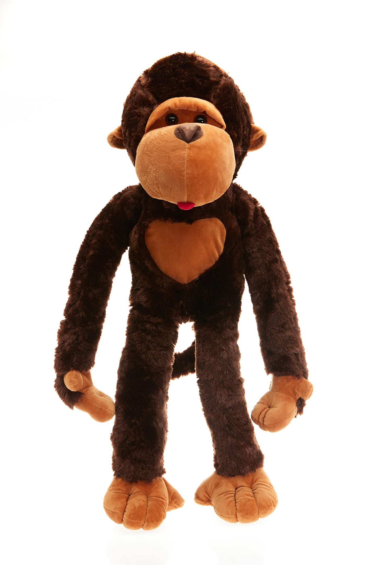 Qacksv Cute Monkey Plush, Giant Monkey Stuffed Animal
