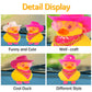 wonuu Cute Ducky in Shoes, Car Dashboard Decorations Pink Cowboy Hat Rubber Ducks, Duck for Car Ornament Accessories with Hat, G