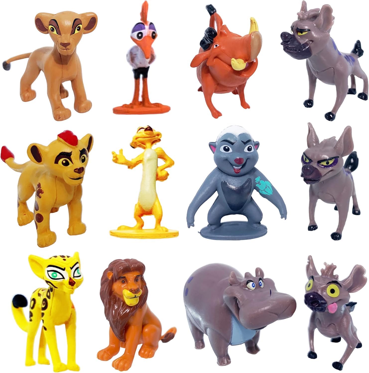 Smilegear Mini Action Figures, Multiple Character Collectible Set, Car Dashboard, Decoration & Cake Topper Toys For Fans (12 Pcs