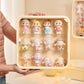 Clear Display Case For Figures, Wall-Mounted Doll Storage Box, Adjustable Display Stand With Door Dust And Moisture Proof Suitab