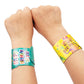 36 Pcs Happy Birthday Slap Bracelets for Kids Birthday Bracelets Bulk for classroom Snap Bracelet Party Favors Supplies for Boys