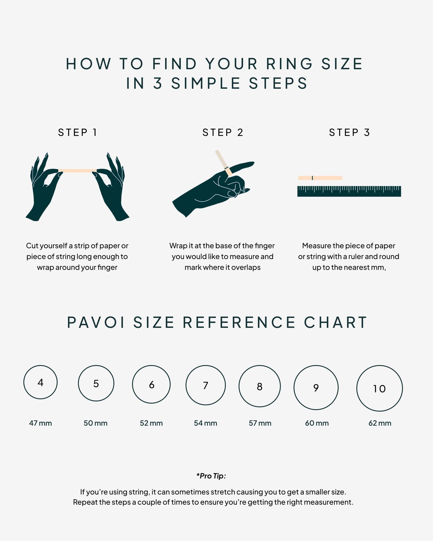 Pavoi Spinning Anxiety Ring (Beads, White Gold, 8)