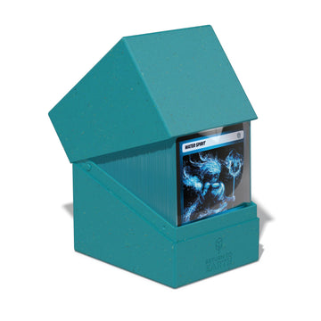 Ultimate Guard Rte Boulder 133+, Deck Case For 133 Double-Sleeved Tcg Cards, Petrol, 87% Renewable, Made In Germany, Secure & Du