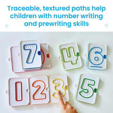 Hand2Mind Sensory Number Trays, Learning Numbers For Kids, Fine Motor Activities, Counting Toys For Sensory Seeking Kids, Texture Toys, Pre-Writing Skills For Toddlers, Montessori Math Materials