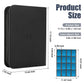 Card Binder 16 Pocket with Zipper  1024 Pockets Trading Card Holder Book  enhanced PU Cover Zip Folder Binder  Side Loading Carrying Case Binder Album for TCG  MTG  Sports Cards  Game Cards
