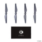 CamKix Propellers Blades Replacement for DJI Mavic Air - 4 Blades or 8 Blades (Black)