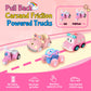 Toddler Girls Brithday Gifts Sets For Age 2 3 4 5, Girls Princess Car Toy Set With Baby Doll, Storage Bag For Traffic Safety Edu