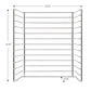 Melissa & Doug Multi-Fit Metal Wire Puzzle Rack 12 Inches Wide And 0.75 Inches Deep - Puzzle Holder Rack Storage Organizer For Kids,Silver
