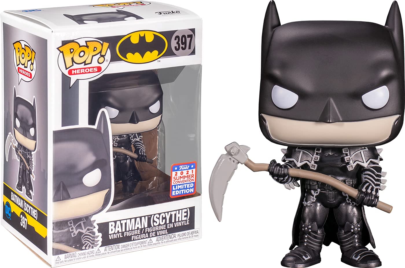 Funko Batman With Scythe Pop Vinyl Figure, Black