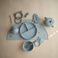 mushie Silicone Baby Teether Toy - Rocket (Cloud), Soft Silicone, Safe for Infants, Model 107895861