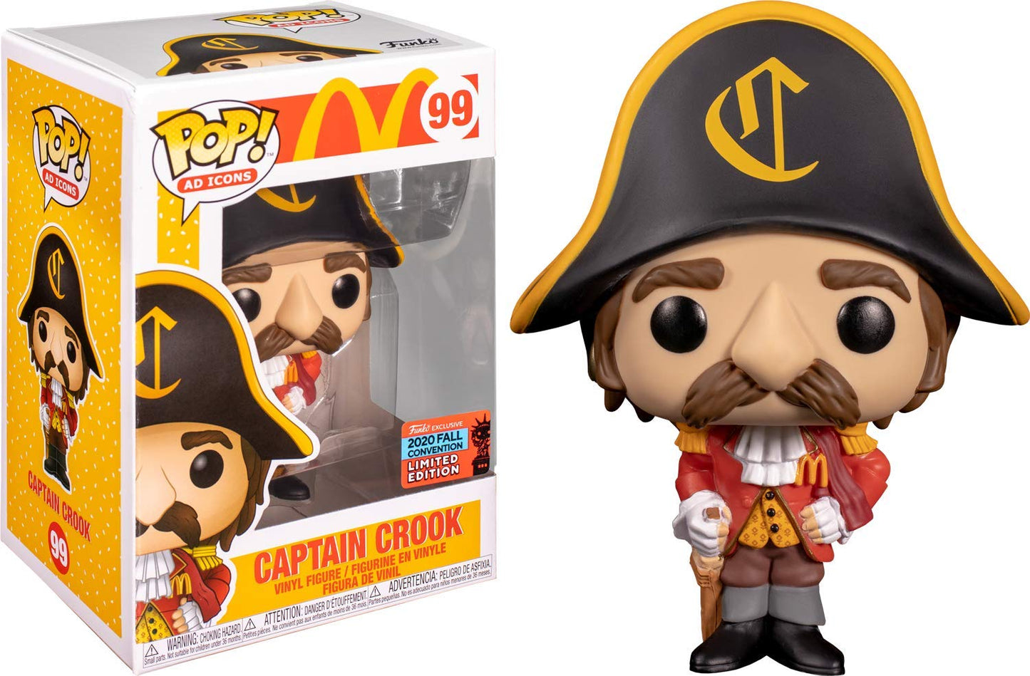 Funko Pop! Captain Crook #99 Nycc 2020 Shared Exclusive