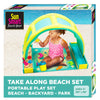 SunSmart Kiddie Indoor/Outdoor Activity Play Set, Portable Toy Playset with Eight (8) Toys, Pop-On Canopy, Take-Along Fun-Time P