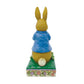 Enesco Jim Shore Beatrix Potter Peter Rabbit With Strawberries Figurine 6012489, Blue