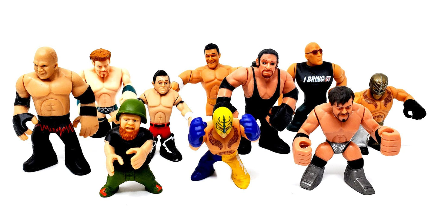 Wrestler Wrestling Royal Rumble Set of 10 Rumbler Random Figures