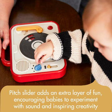 Tiny Love Tiny Rockers DJ Station - White Medium Baby Learning Toy for Infants & Toddlers