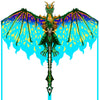 Mint'S Colorful Life Dragon Kite For Kids & Adults, Easy To Fly Kite For Beginners,Large Single Line Kite For Beach Trip With 300Ft Kite String(Green)