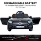 Bopilon Kids Electric Ride On Mercedes Benz With Remote Control, 12V Licensed Battery Powered Vehicle, Adjustable Speed, Safety
