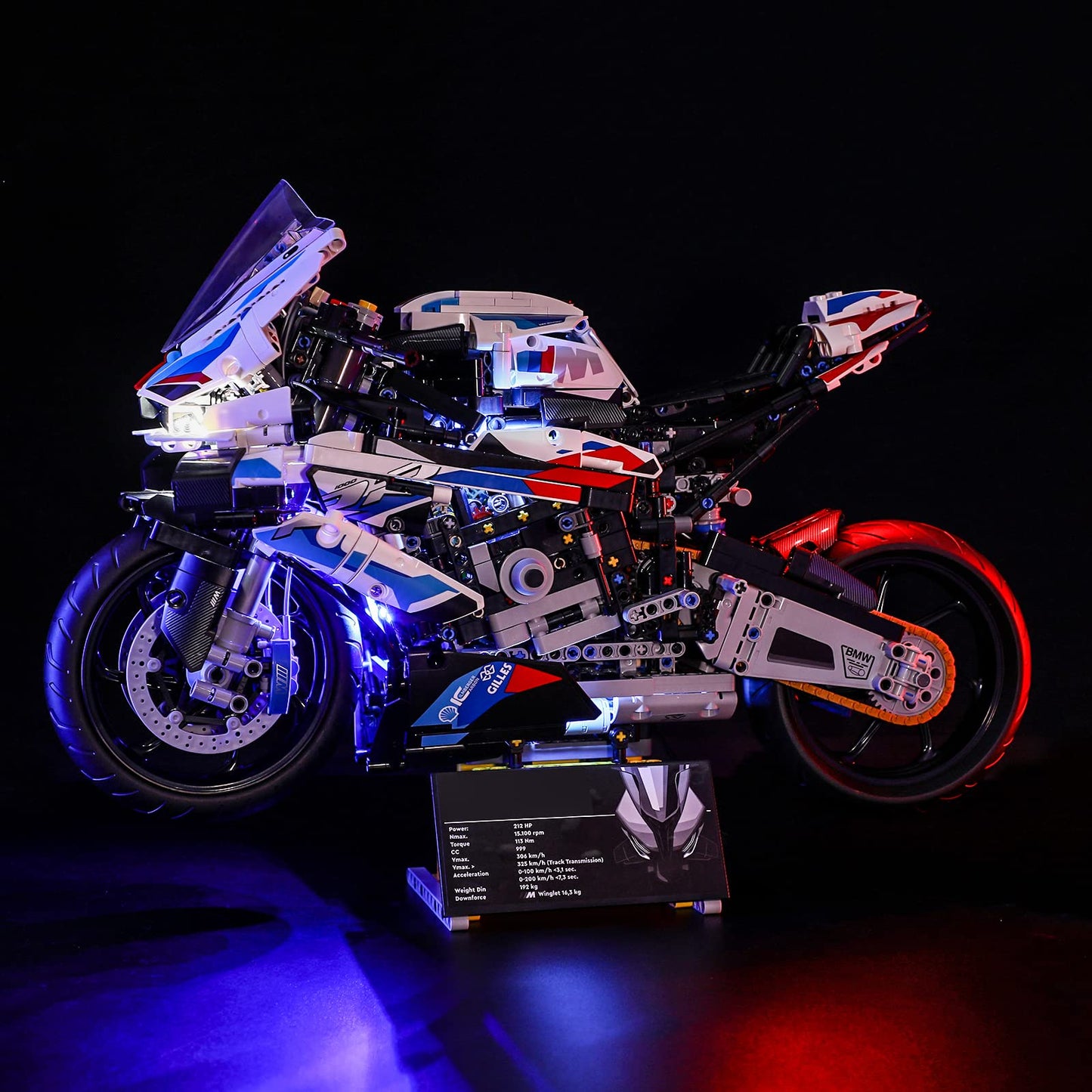Yeabricks Led Light For Lego-42130 Technic Bmw M 1000 Rr Building Blocks Model (Lego Set Not Included)