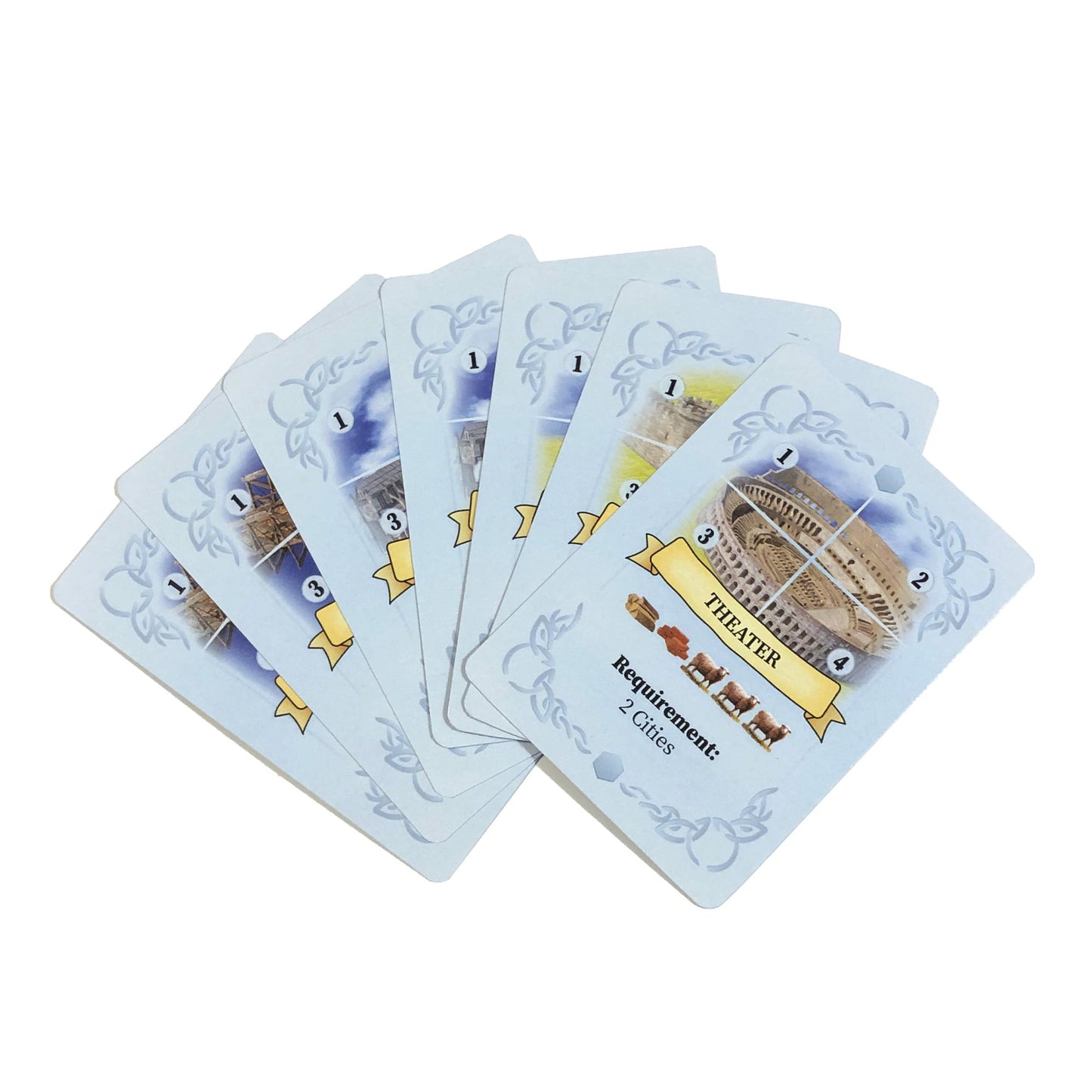 Tabletop Monthly World Wonders Replacement Cards Compatible With Catan'S The Wonders Of Catan Seafarers Scenario. Compatible Wit