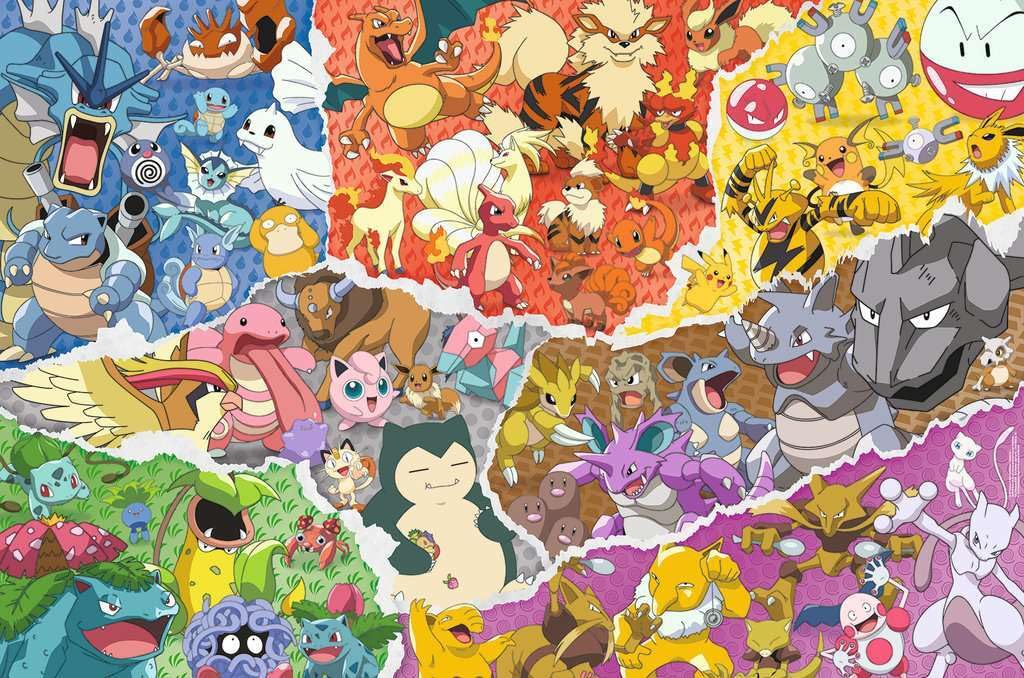 Ravensburger 5000 Piece Pokemon Jigsaw Puzzle, 153 x 101cm, Cardboard, Blue, Model 16845, For Adults & Kids Age 12+