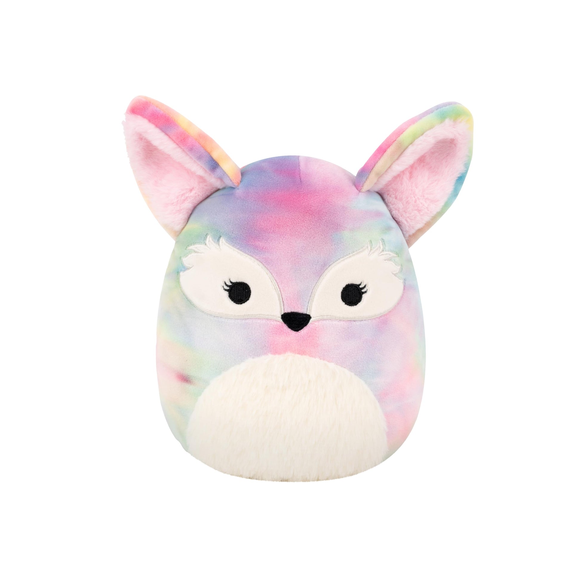 Squishmallows Original 8in Paulette The Rainbow Tie-Dye Fennec Fox - Official Jazwares Plush (Little)