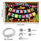 Mexican Happy Birthday Backdrop Mexican Party Decorations 4.9x3.3Ft Fiesta Theme Backdrop Mexico Cinco De Mayo Carnival Decors T