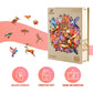 Wooden Puzzles For Adults - Unique Shaped Wooden Jigsaw Puzzles For Adults And Kids - Hummingbird Wooden Puzzles - Christmas Bir